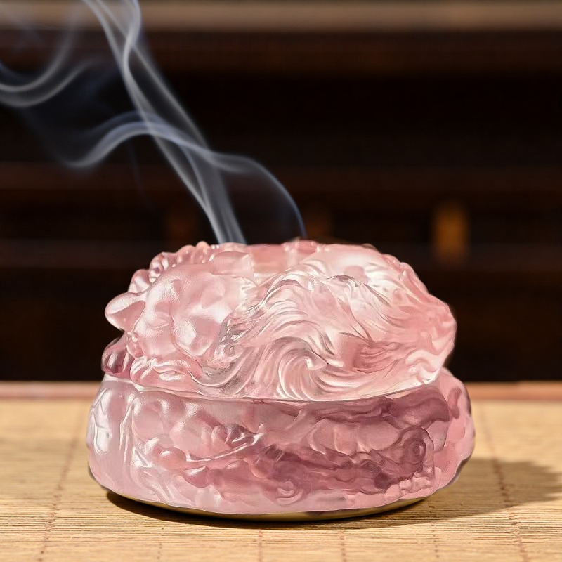 Nine-Tailed Fox Glass Incense Burner - Incensoria