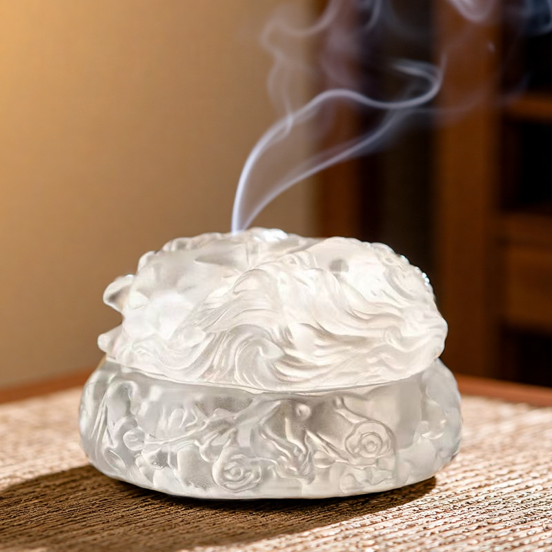 Nine-Tailed Fox Glass Incense Burner - Incensoria