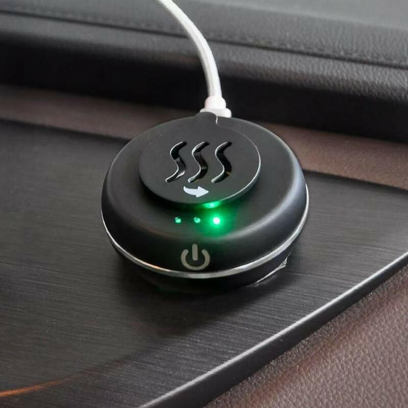 Portable Electric Car Incense Burner – 3-Temperature Aromatherapy Heater with Type-C Charging - Incensoria