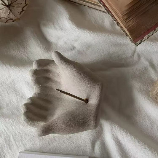 Hand incense holder top