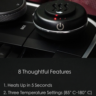 Portable Electric Car Incense Burner – 3-Temperature Aromatherapy Heater with Type-C Charging - Incensoria