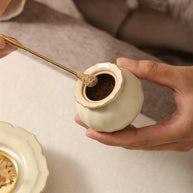 “Lotus Rain” Incense Ceremony Set – Incense Burner with Powder, Tools & Stamp Mold - Incensoria