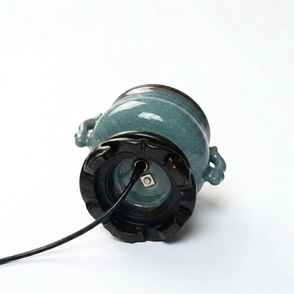 Luxury Electric Incense Burner  | Precision Temperature Control (50-280°C) | Premium Ge Kiln Ceramic Aromatherapy Diffuser