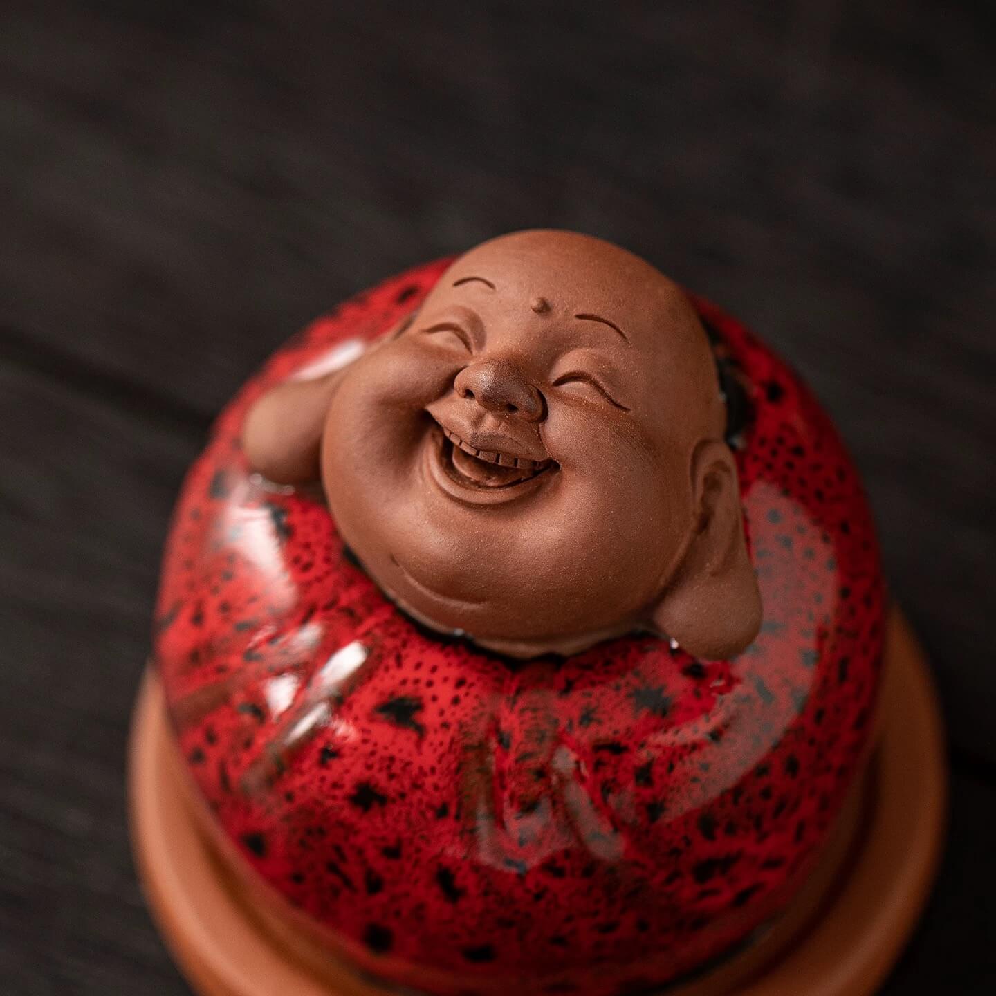 Laughing Buddha Incense Burner