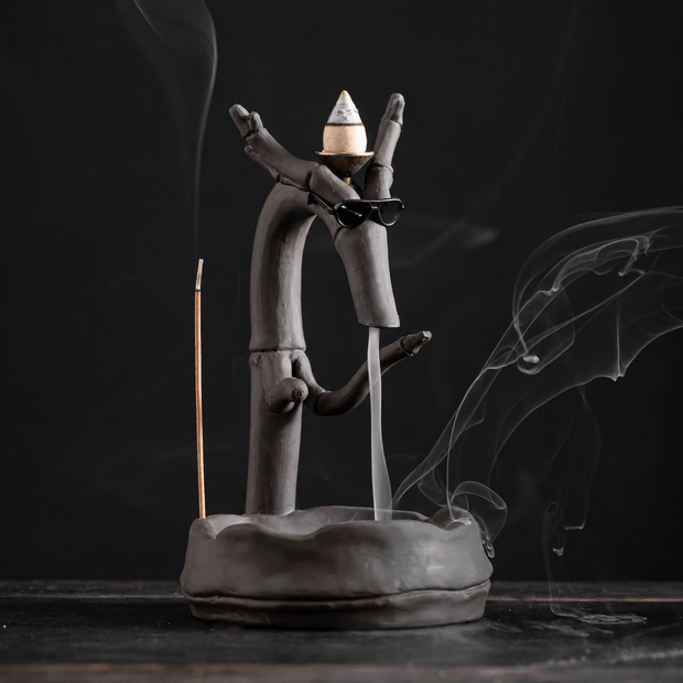 Cool Dragon Backflow Incense Burner – Ceramic Waterfall Holder
