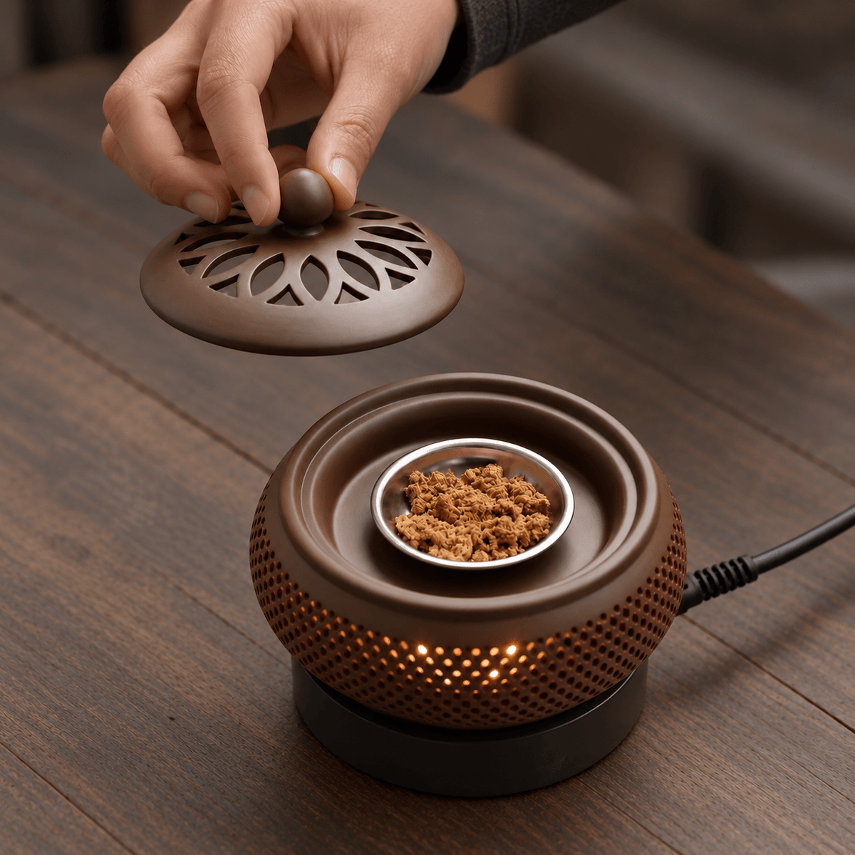 Electric Incense Heater for Resin & Incense Powder