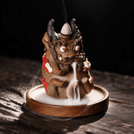Handmade Ceramic Dragon Backflow Incense Burner