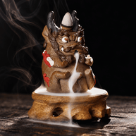 Handmade Ceramic Dragon Backflow Incense Burner