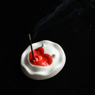 Ceramic  Incense Holder with Heart