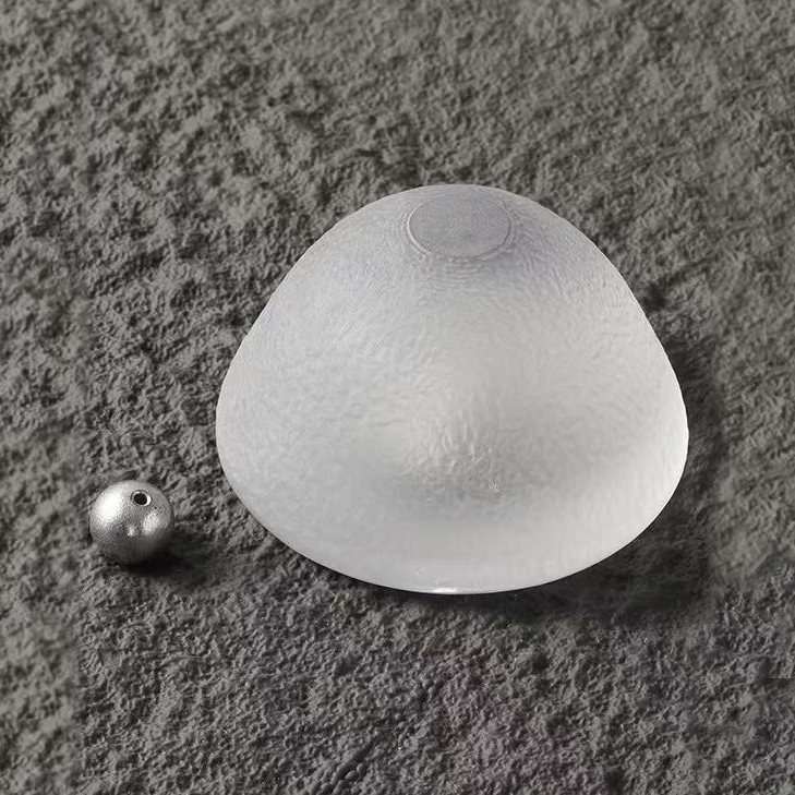 Frosted glass incense holder with detachable metal ball