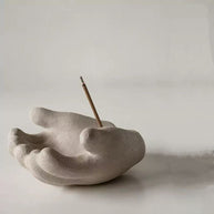 Hand incense holder front
