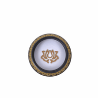 How to use incense powder: demonstration of pressed lotus seal pattern in antique cloisonné incense burner