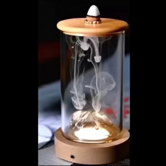 Mountain-View Backflow Incense Burner