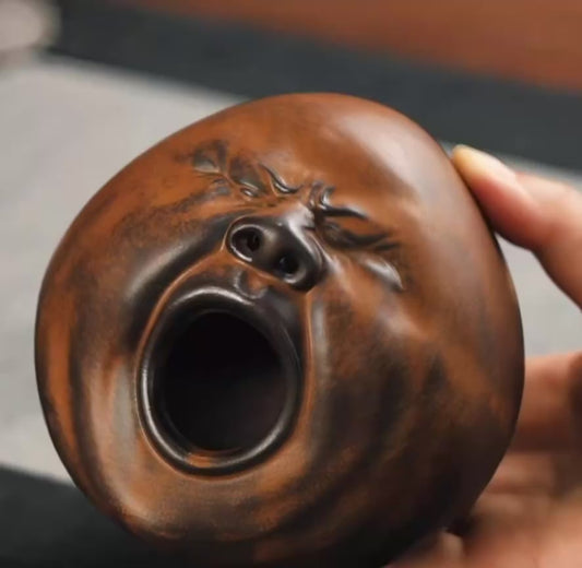 Creative Yawning Face Incense Burner – Quirky Ceramic Aromatherapy Holder